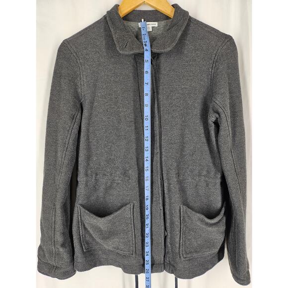 JAMES PERSE WOMEN'S STANDARD STYLE WVV2752 GRAY SWEATER JACKET SIZE 3 - Picture 10 of 12
